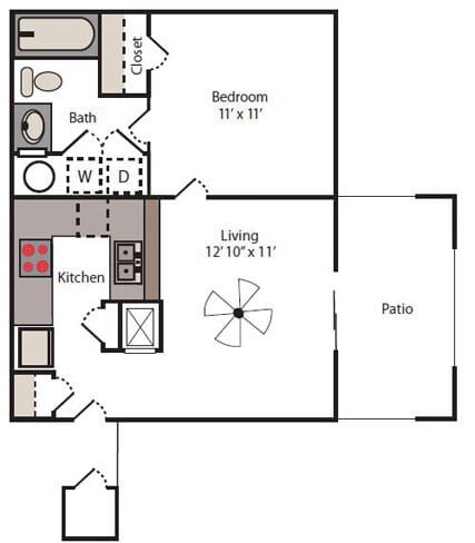 The 512 0808 floor plan